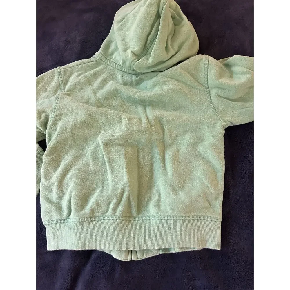 Gap Green Zip Hoodie size 6-7